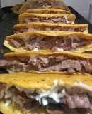 #Quesadillas hechas a mano de bistec y queso asadero