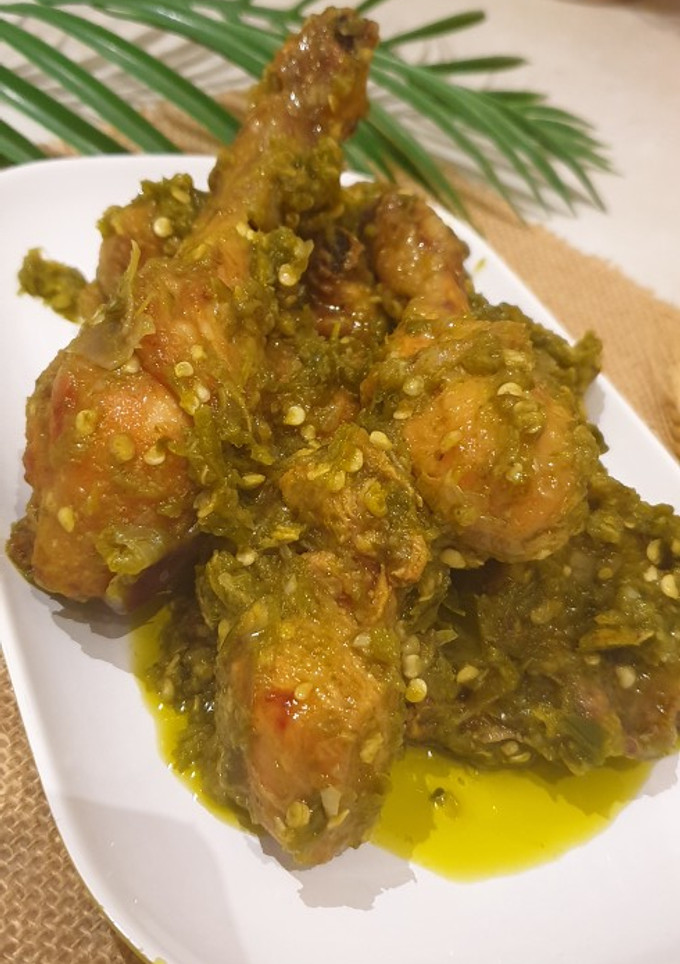 Foto resep Ayam Cabe Ijo Praktis