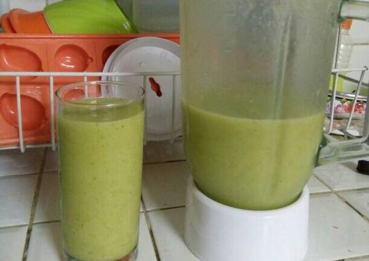 Langkah Mudah untuk Membuat Green Juice for Diet/ASI Booster Anti Gagal