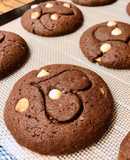 💚 Cookies Ca Cao Hạt Chocolate Trắng (CT Bánh Mềm Xốp Với Bột Nguyên Cám)