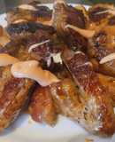 Alitas de pollo en salsa agridulce express🍗🍅🍯