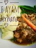 Mie ayam sederhana