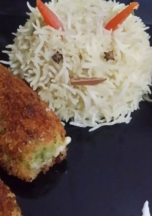 A picture of Chicken cheese cutlet.