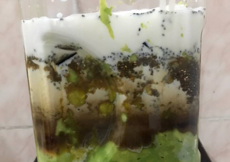 Resep Es Alpokat chia seeds, Lezat