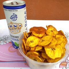 A picture of Solar Peppered Plantain Chips.