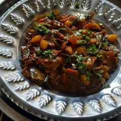 A picture of Shrawan ghevda beans  bhaji (datyagurunchi awadti bhaji).