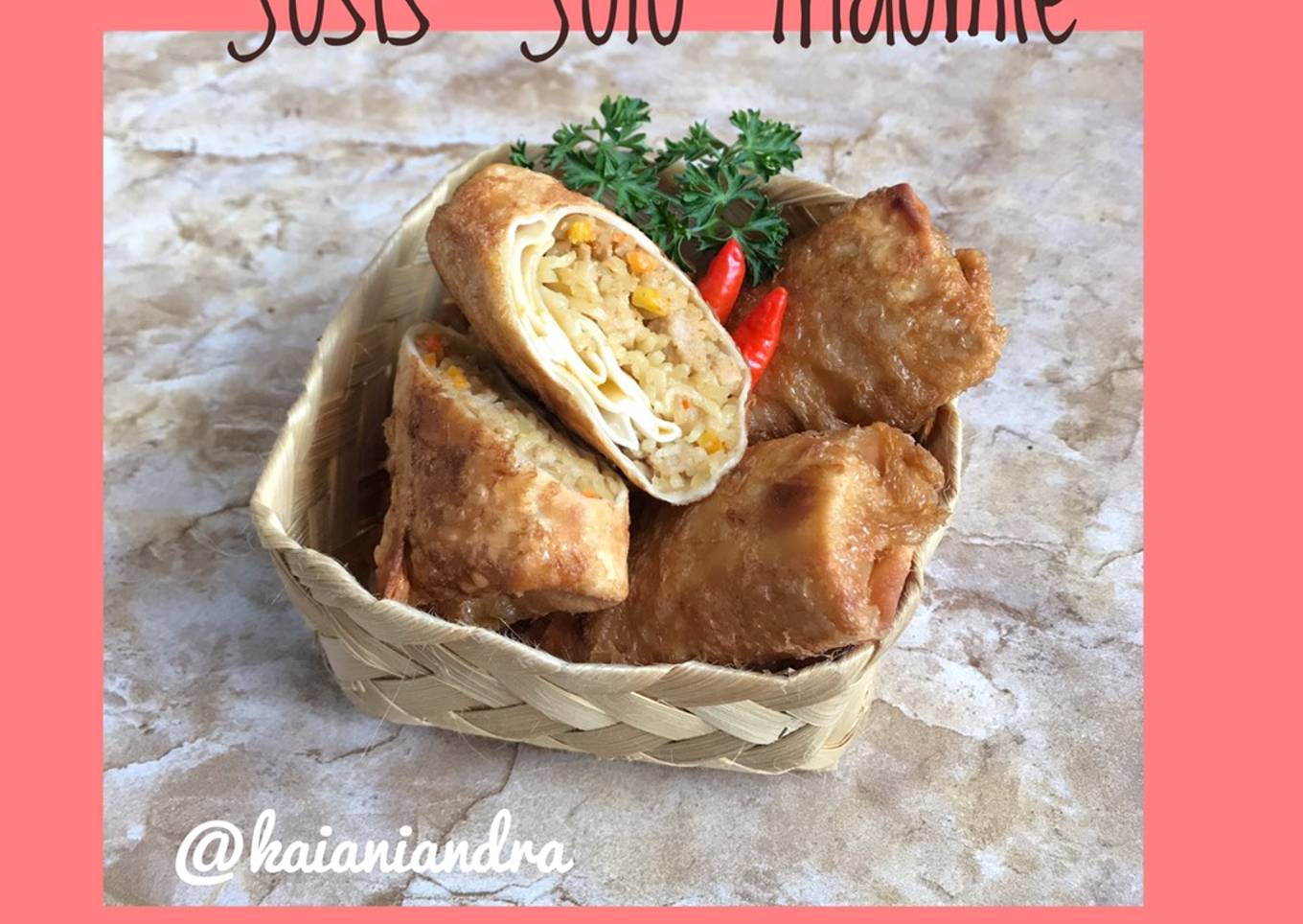 Sosis Solo Indomie #RecookWidynaura