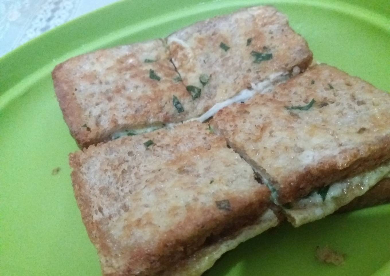 Roti Tawar Lapis Telor
