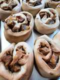 Pan rolls con chicharrones