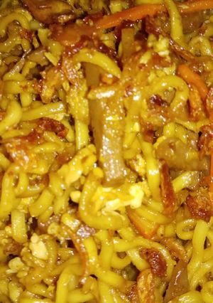 Foto resep Mie Goreng Bakso dan Telur