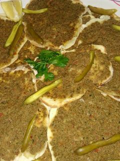 صورة لوصفة لحم بعجين