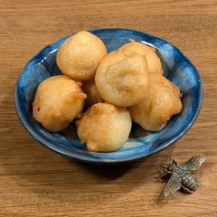 A picture of ★ Banana chocolate donuts ★.