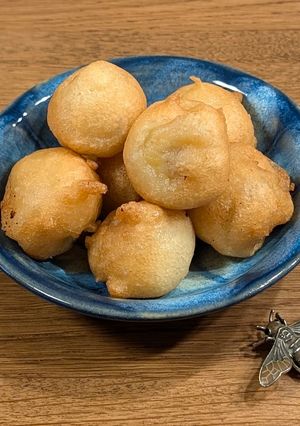 A picture of ★ Banana chocolate donuts ★.