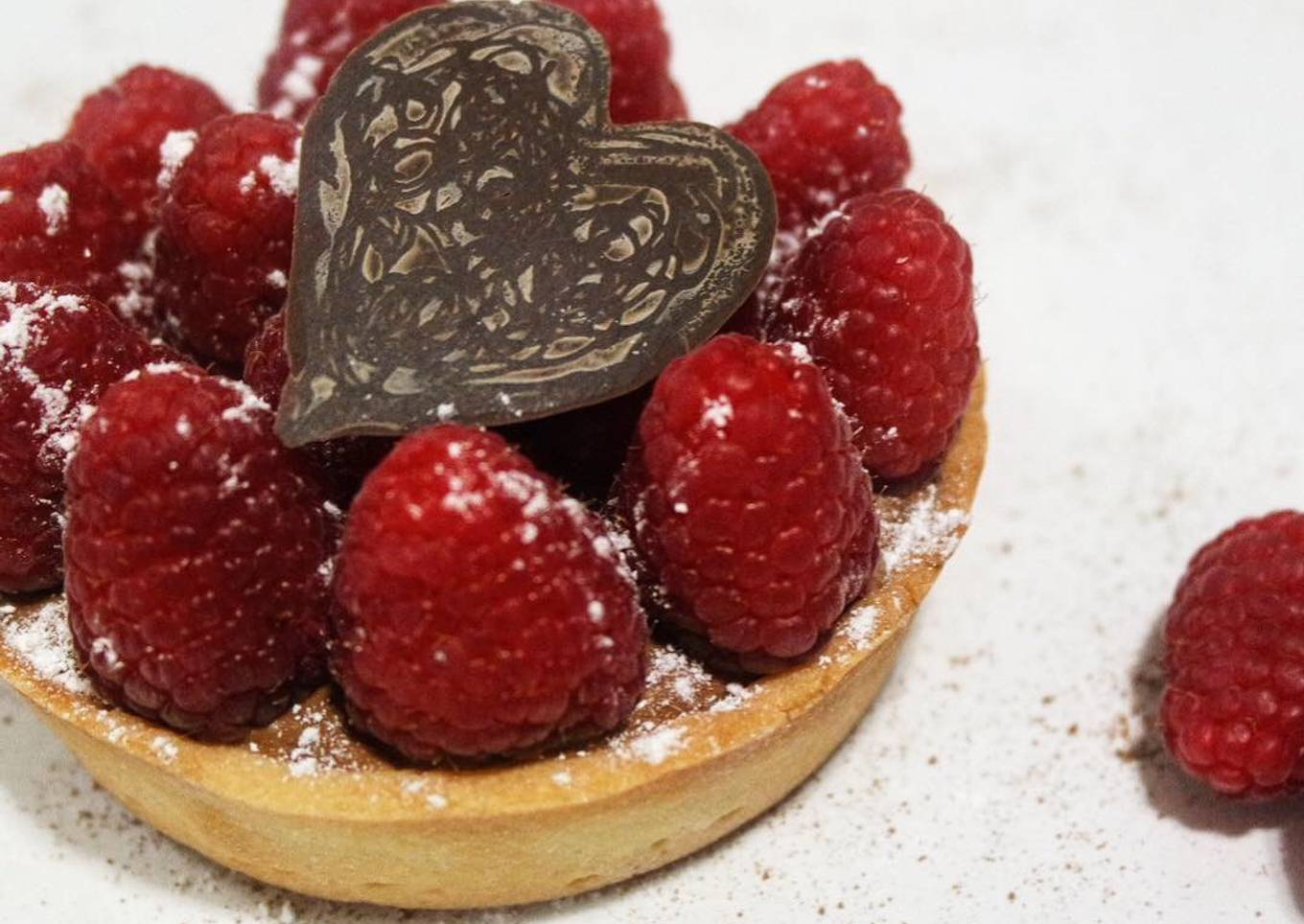 Tartelettes gourmandes à la framboise