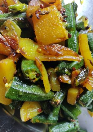 ভিন্ডি ভাজা (bhindi bhaja recipe in Bengali) রেসিপির প্রধান ছবি
