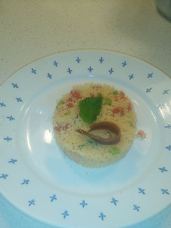 Una foto de Taboule de verduras