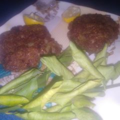 A picture of Chapli kabab.