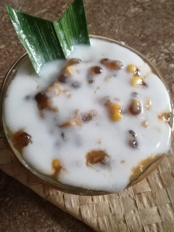 Cara Mudah Membikin Resep Bubur Jagung mix Sagu Mutiara yang Lezat Sekali Anti Ribet, Lezat