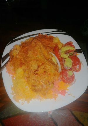 A picture of Chicken Biryani.