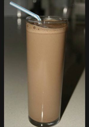 Una foto de Batido de chocolate