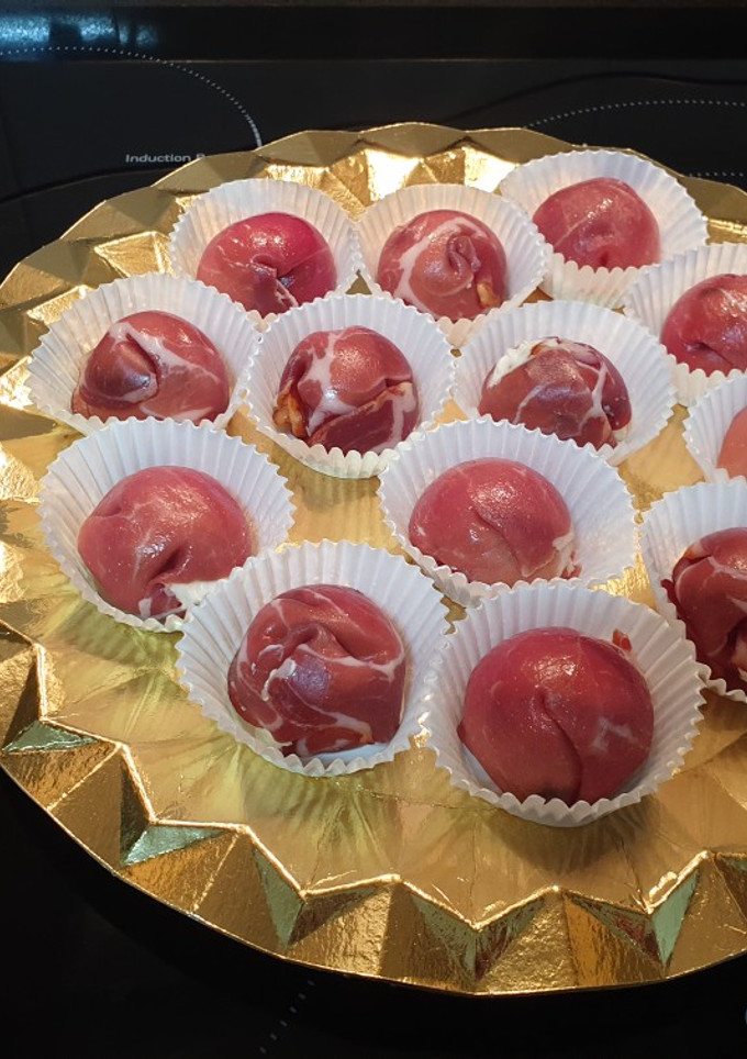 Una foto de Bombones salados. Receta de mi amiga Esther thertxu😍