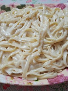 صورة لوصفة مكرونة وايت صوص