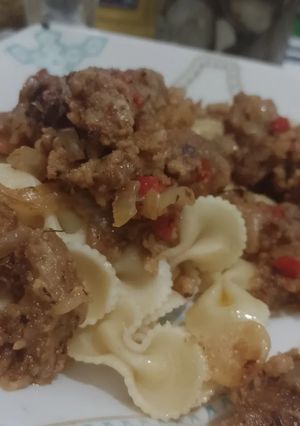 Una foto de PISILLO DE NO-CARPINCHO (CARNE VEGANA MECHADA LLANERA)