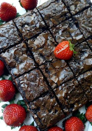 Foto resep Strawberry Brownies