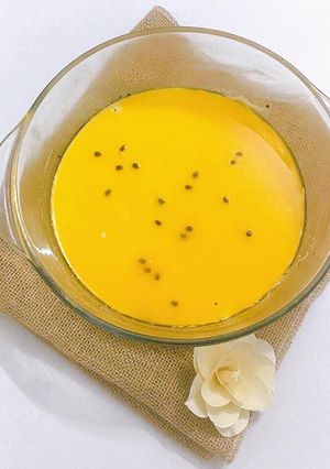 Hình của món Passion fruit cheese cake.