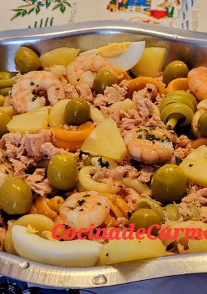 Una foto de Ensalada de trottole (pasta)