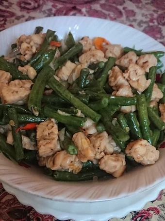 Langkah Gampang Membikin Resep Tumis simpel kacang panjang dan tempe yang  Bikin Ketagihan Anti Ribet, Uenak Banget