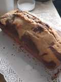 Budín marmolado semiintegral, bajo en azúcar