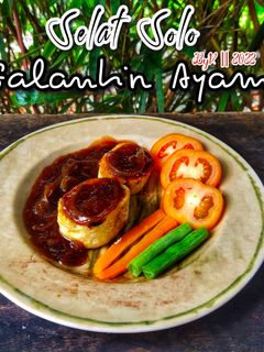 Foto resep Selat Solo Galantin Ayam #GA.B ~ Week 44