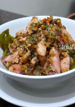 Foto resep Cumi Asin Cabai Ijo