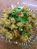 Leftover pulao Gatte