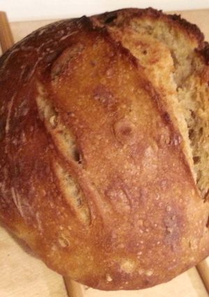 Dagasztás nélküli kenyér recept fotója