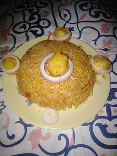 પોટેટો રાઈસ(potato Rice recipe in gujarati) રેસીપી મુખ્ય ફોટો