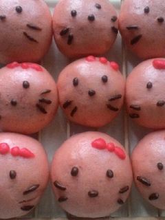 Foto resep Bakpao Hello Kitty