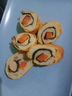 Foto resep Egg Chicken Roll with Nori