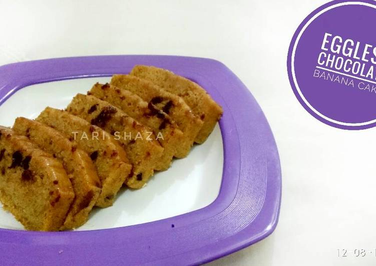 Resep: Eggless Chocolate Banana Cake Farah Quinn