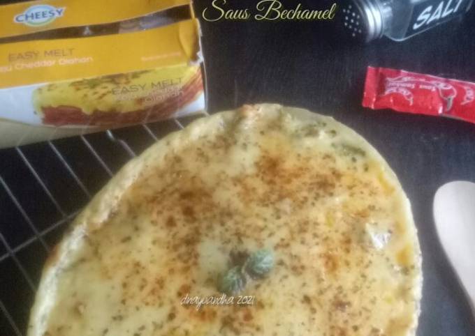 Resep Kentang Panggang Brokoli siram Saus Bechamel, Lezat Sekali