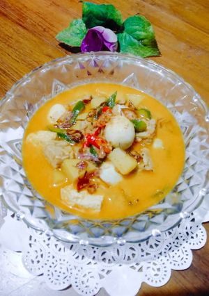 Foto resep Lodeh kentang,tahu,tempe telur puyuh