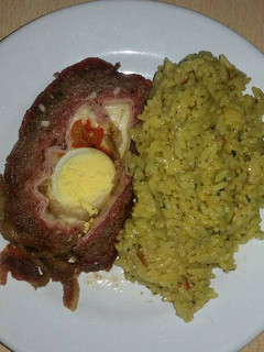 Una foto de Enrrollado de carne relleno
