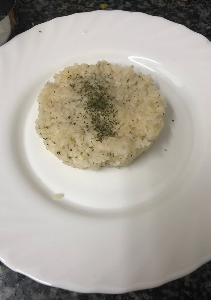 Una foto de 199. Guarnición de arroz al microondas (guarnición)