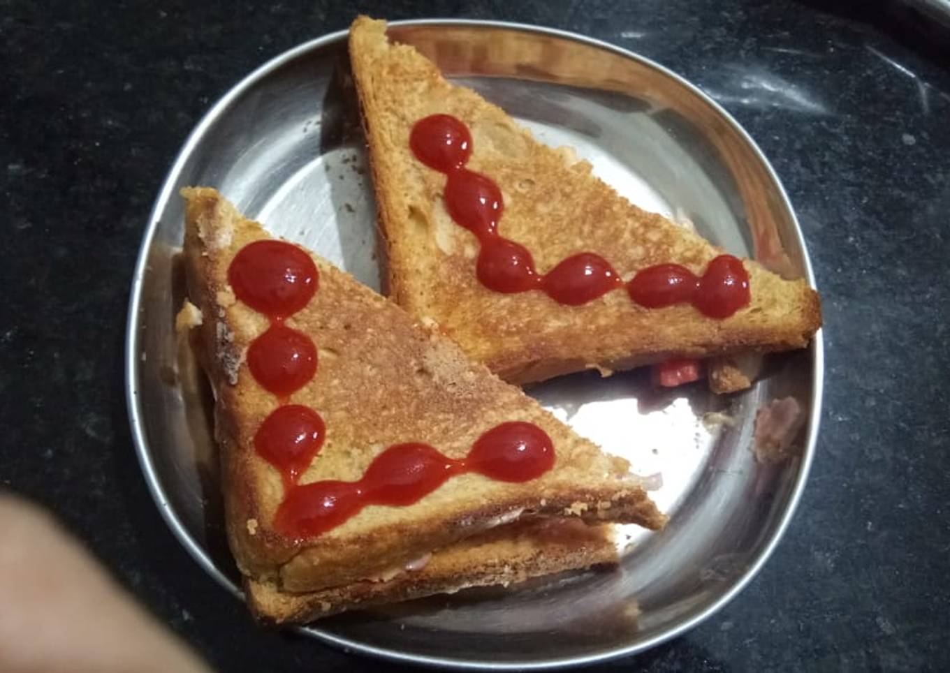 Tofu vegetables sandwich