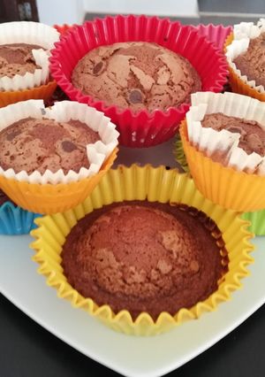 Una foto de Cupcakes de chocolate