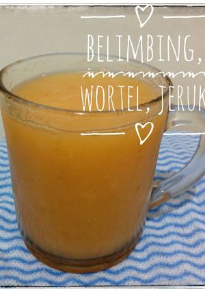 Foto resep Jus belimbing, wortel, jeruk