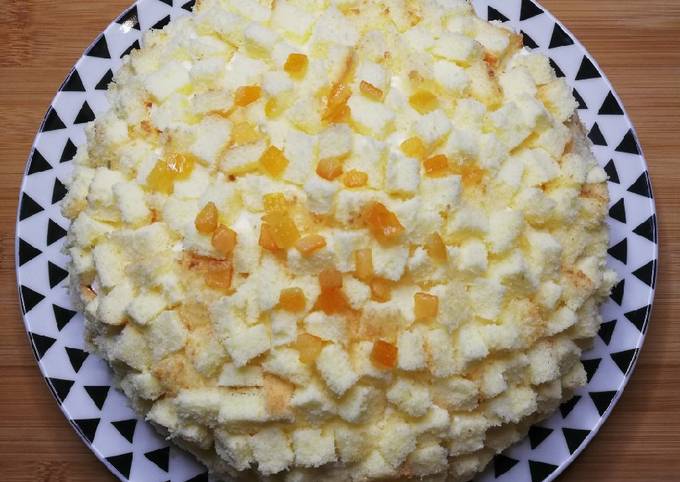 Torta mimosa all'arancia 🍊🍰💐 glutenfree 😋