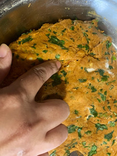 A picture of Methi dhebra / thepla.