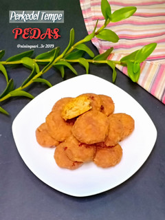 Foto resep Perkedel Tempe Pedas